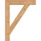 Ekena Millwork Traditional Block Smooth Bracket, Western Red Cedar, 3 1/2"W x 24"D x 32"H BKT04X24X32TRA05SWR - alternate 4